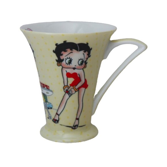 Vintage Betty Boop Mug Pin-up Bone China Cup - Picture 1 of 6